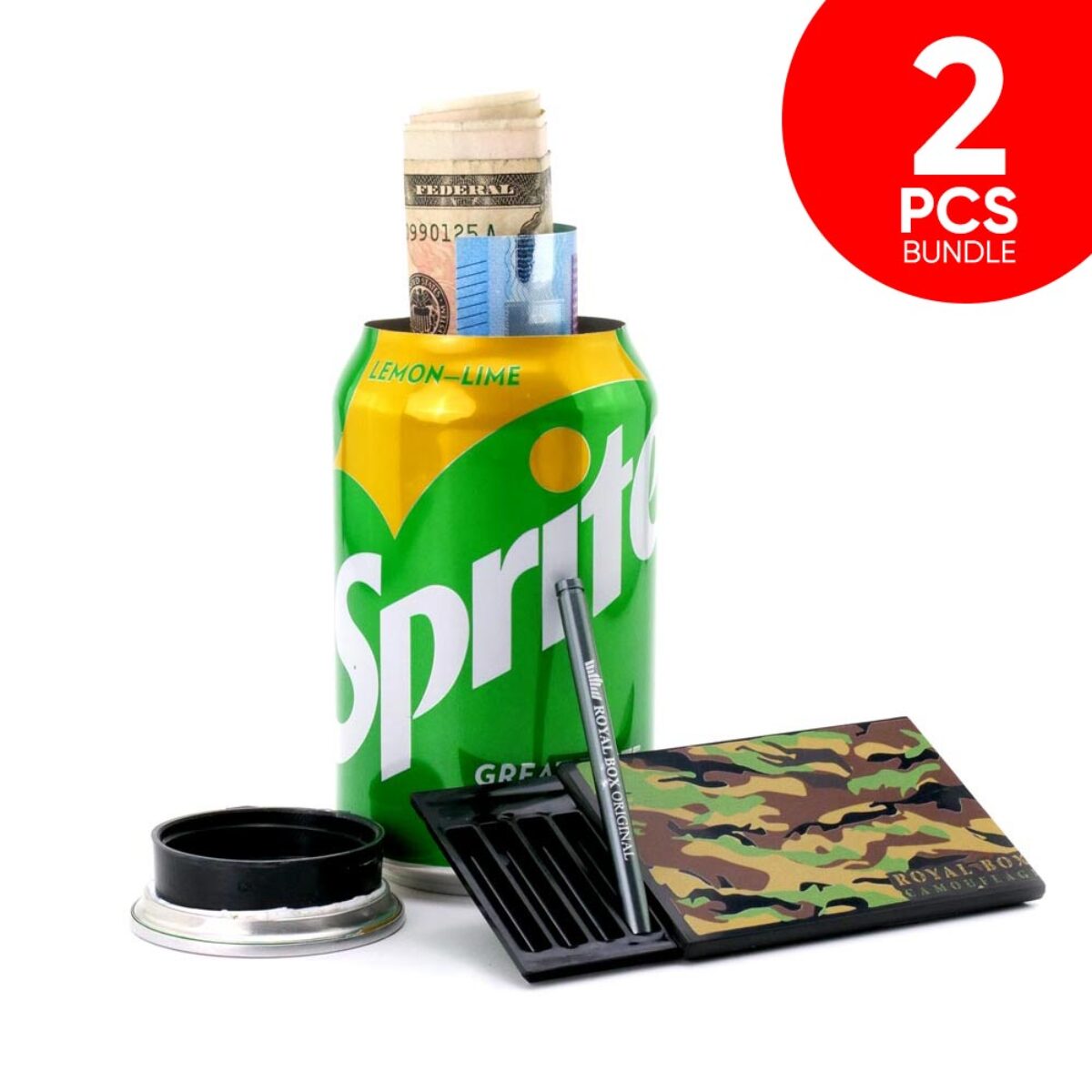 Sprite Stash Can + Royal Box | 2 PCS Bundle | Party Accessory