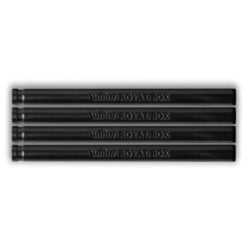 Royal Box 8 Polymer Straws - Black