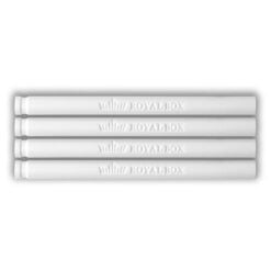 Royal Box 8 Polymer Straws - White