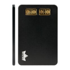 Royal Box Bullion Black Snorting Kit