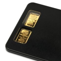 Royal Box Bullion Black Snuff Kit with Storage for Gold Bullion Bars