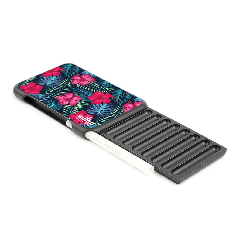 Royal Box Floral - Black Snuff Kit