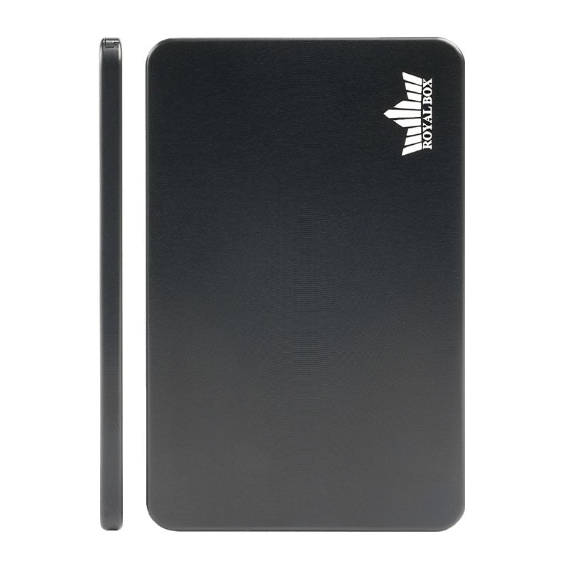 Royal Box Slim Integra Black Snorting Kit