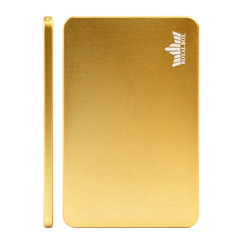 Royal Box Slim Integra Gold Snorting Kit
