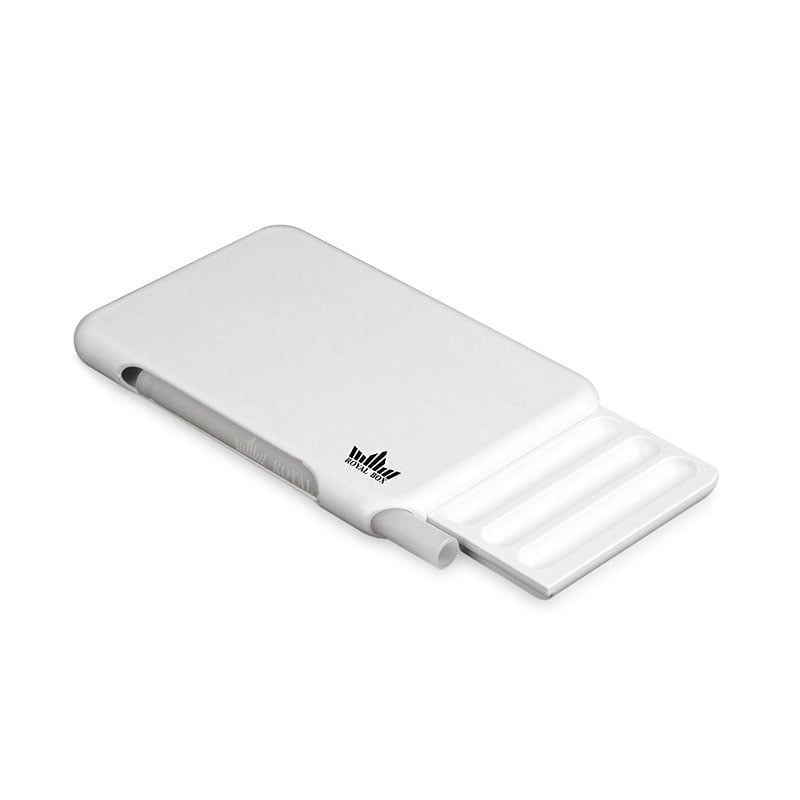 Royal Box Torpedo White Snuff Box
