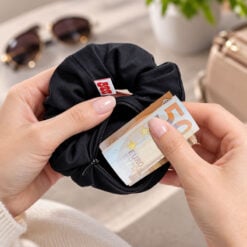 Secret Pocket Scrunchie Hiding Money