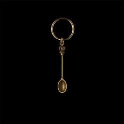 The OGS Crown Spoon Keyring Brass Color