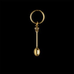 The OGS Crown Spoon Keyring Gold Color