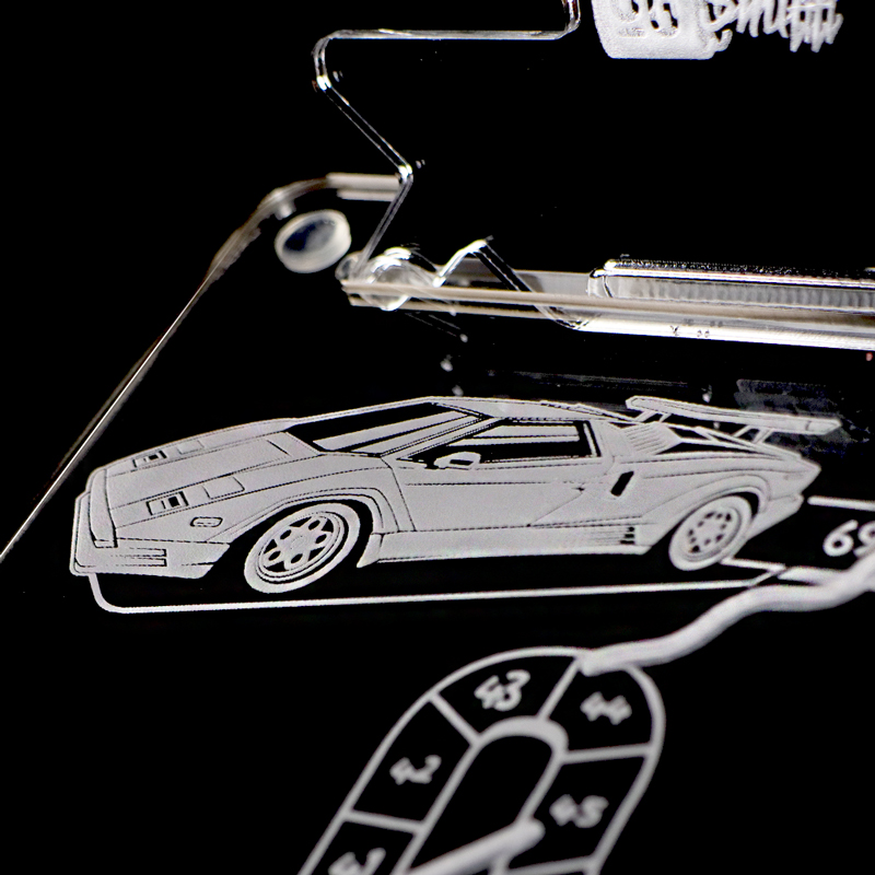 The OGS Platter Board – Snakes and Ladders: Wolf of Wall Street Lambo Detail
