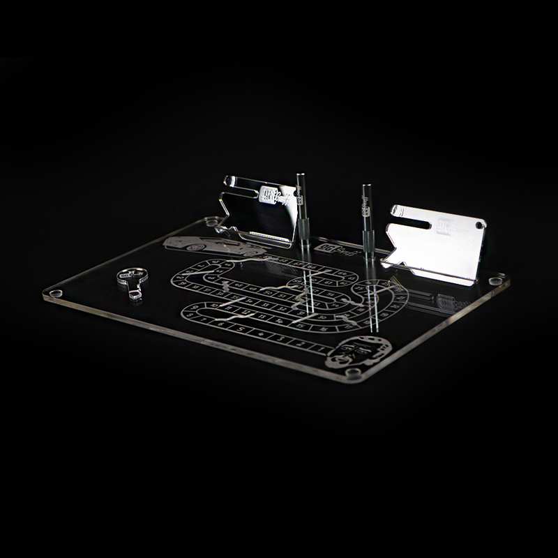 The OGS Platter Board – Snakes and Ladders: Wolf of Wall Street - Set with Accessories